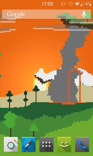 Pixel Landscape Live Wallpaper screenshot 5