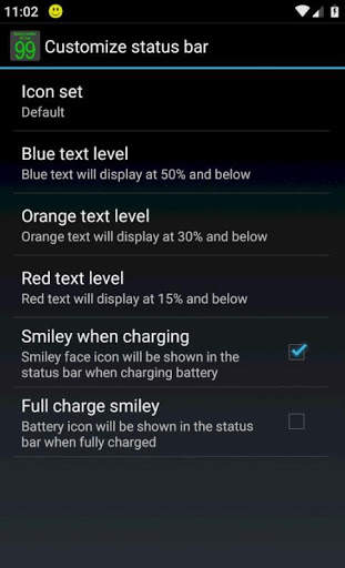 Battery Notifier (Big Text) скриншот 6
