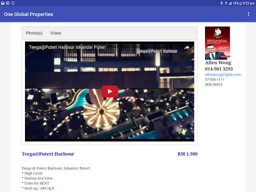 One Global Properties screenshot 17