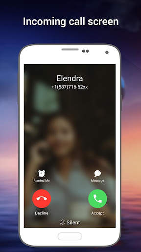 Phone X Full i Call Screen With Dialer скриншот 3
