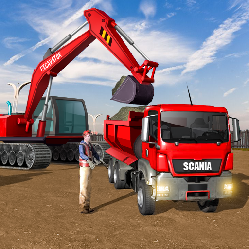 Heavy Excavator Construction S icon