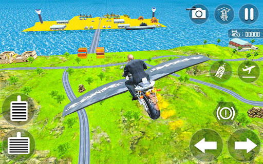 Flying Motorbike 3D Simulator screenshot 3