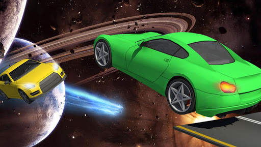 Galaxy stunt racing Game 3D screenshot 1