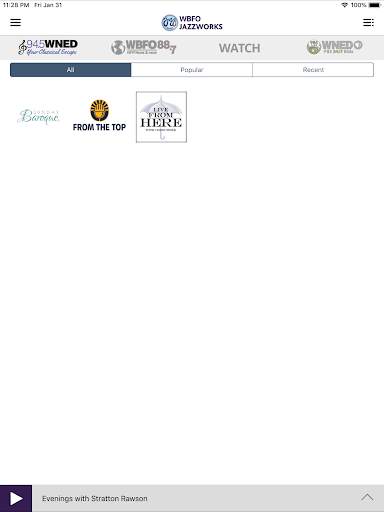 JazzWorks Public Radio App screenshot 11