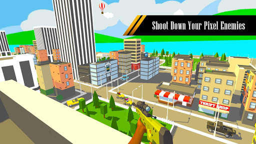 Royale warrior pixel sniper game screenshot 2
