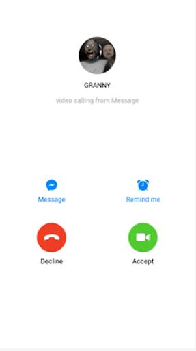 Creepy Granny's callprank and wallpapers screenshot 3