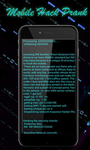 Phone Hacking Prank :Mobile Hacking prank screenshot 2