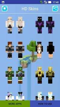 HD Skins for Minecraft screenshot 1