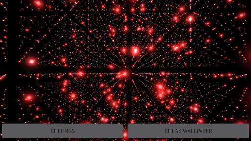 Parallax Infinite Particles 3D Live Wallpaper screenshot 1