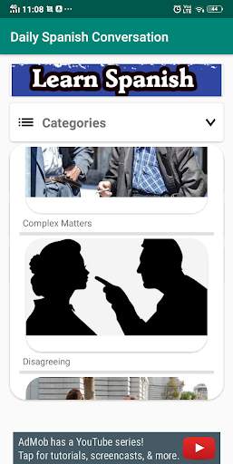 Learn Spanish Conversation Sentence of Daily Use screenshot 6