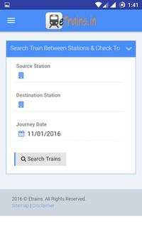 Train Running Status - Indian Railways screenshot 6