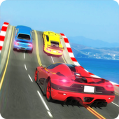 Extreme Tracks GT Racing Water Surfing Car Stunts icon