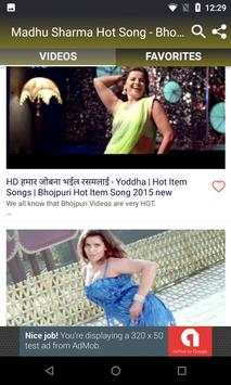 Madhu Sharma Hot Song - Bhojpuri Sexy Video Song screenshot 6