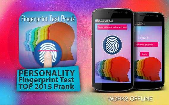 Personality Test Scanner Prank screenshot 1