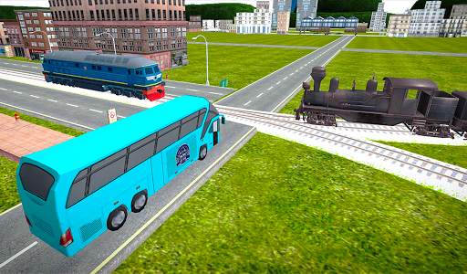 Autobús Vs Indian Train Furious Racing 2020 screenshot 2