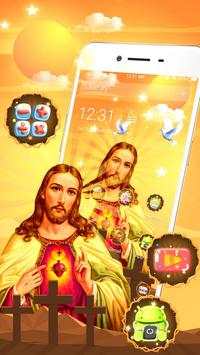 Jesus 3D Parallax Launcher Theme screenshot 1