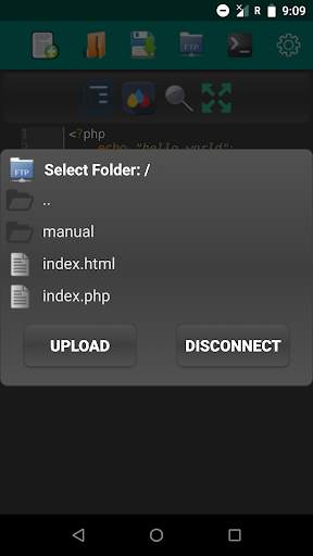 APhpEditor ( Android PHP IDE t screenshot 5