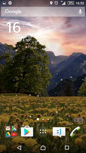 Summer Dandelion Live Wallpaper screenshot 3