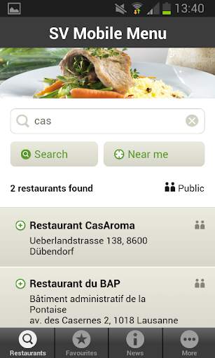 Mobile Menu screenshot 1