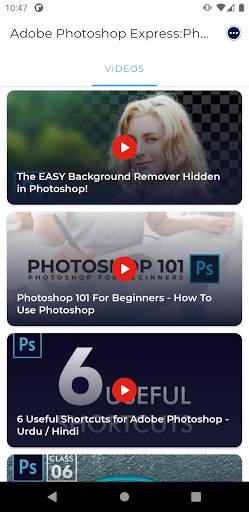 Guide : Adobe Photoshop Express Photo Editor 2021 screenshot 3