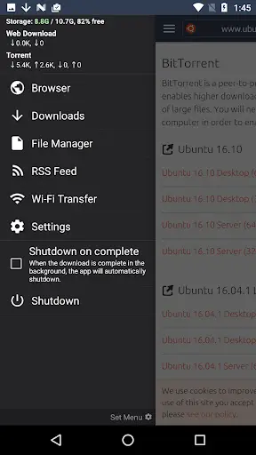 zetaTorrent - Torrent App screenshot 1