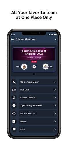 Cricket Fast Live Line crick screenshot 3