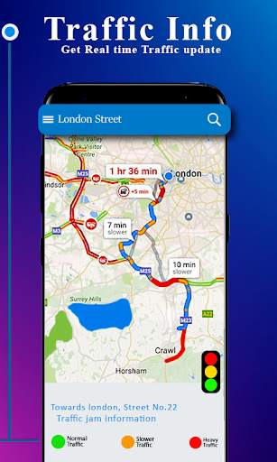 Voice GPS Navigation & Map Driving Directions screenshot 1