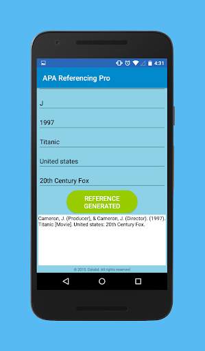 APA Referencing PRO screenshot 7