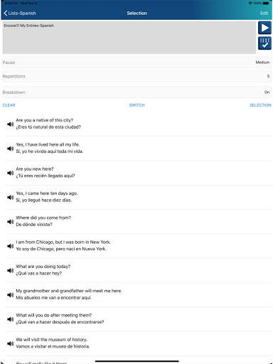 Encore!!! Language Learning screenshot 10