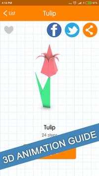 Easy Origami Flower Tutorial screenshot 3