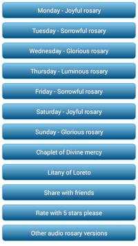 Rosary Audio English with soft background music screenshot 1