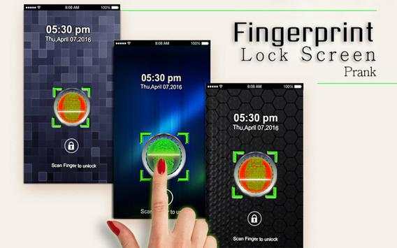Finger Print Lock Screen Prank screenshot 7