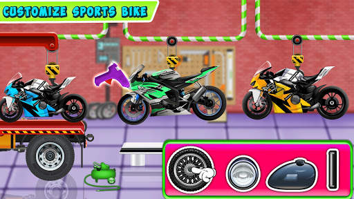 Pabrik pembuat sepeda motor: merakit & memperbaiki screenshot 5
