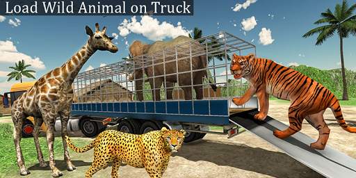 Zoo Animal Safari Transport Driving Simulator 3D screenshot 1
