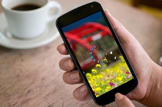Flower Clock Live Wallpaper скриншот 4