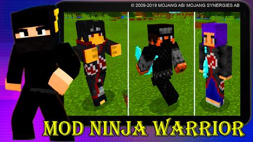 Mod Ninja Warrior MCPE screenshot 1