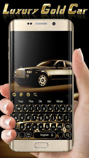 Royal Luxury Car Keyboard Theme screenshot 1