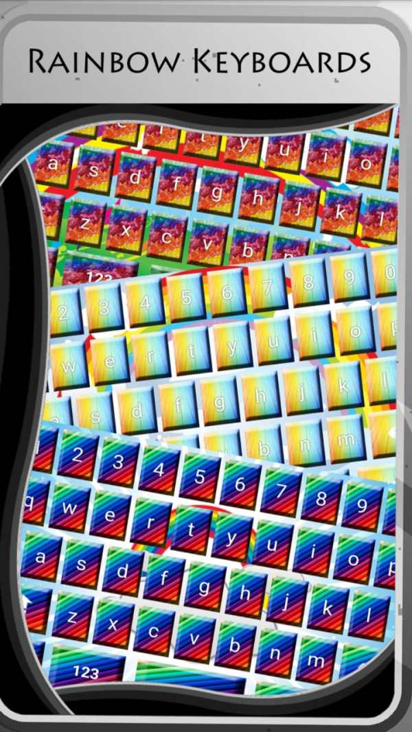 Rainbow Keyboards screenshot 1