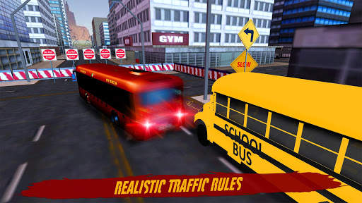 Free simulator bus parking driving - skill games screenshot 3