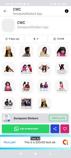 Fun Tamil Sticker for WhatsApp screenshot 6