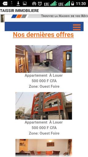 Taïssir Immobilier 2 تصوير الشاشة