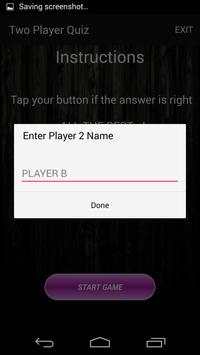 Two Player Quiz screenshot 2