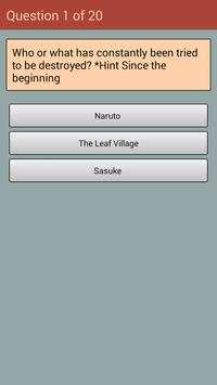 Trivia for Naruto 2015 Quiz screenshot 2