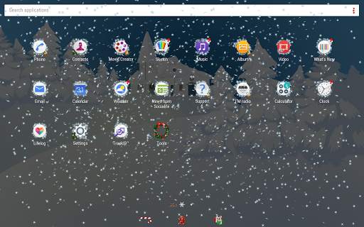 Silent Christmas Night Theme screenshot 12