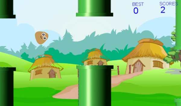 Flappy Pou screenshot 1