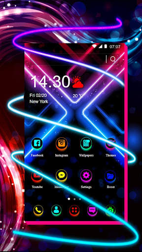 Led, Neon, Light Themes & Live Wallpapers screenshot 1