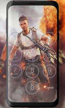 Fire lock screen Free  wallpaper скриншот 1