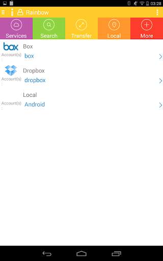 Rainbow - Best cloud storage app 9 تصوير الشاشة