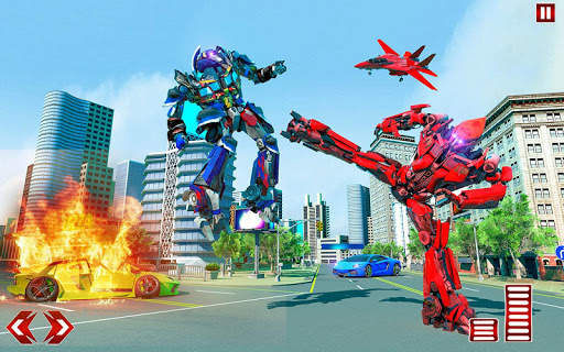Air Jet Robot Car Transform Bike War screenshot 6