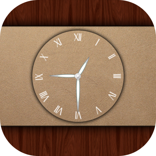Wood Clock Live Wallpaper - Analog Clock Wallpaper أيقونة